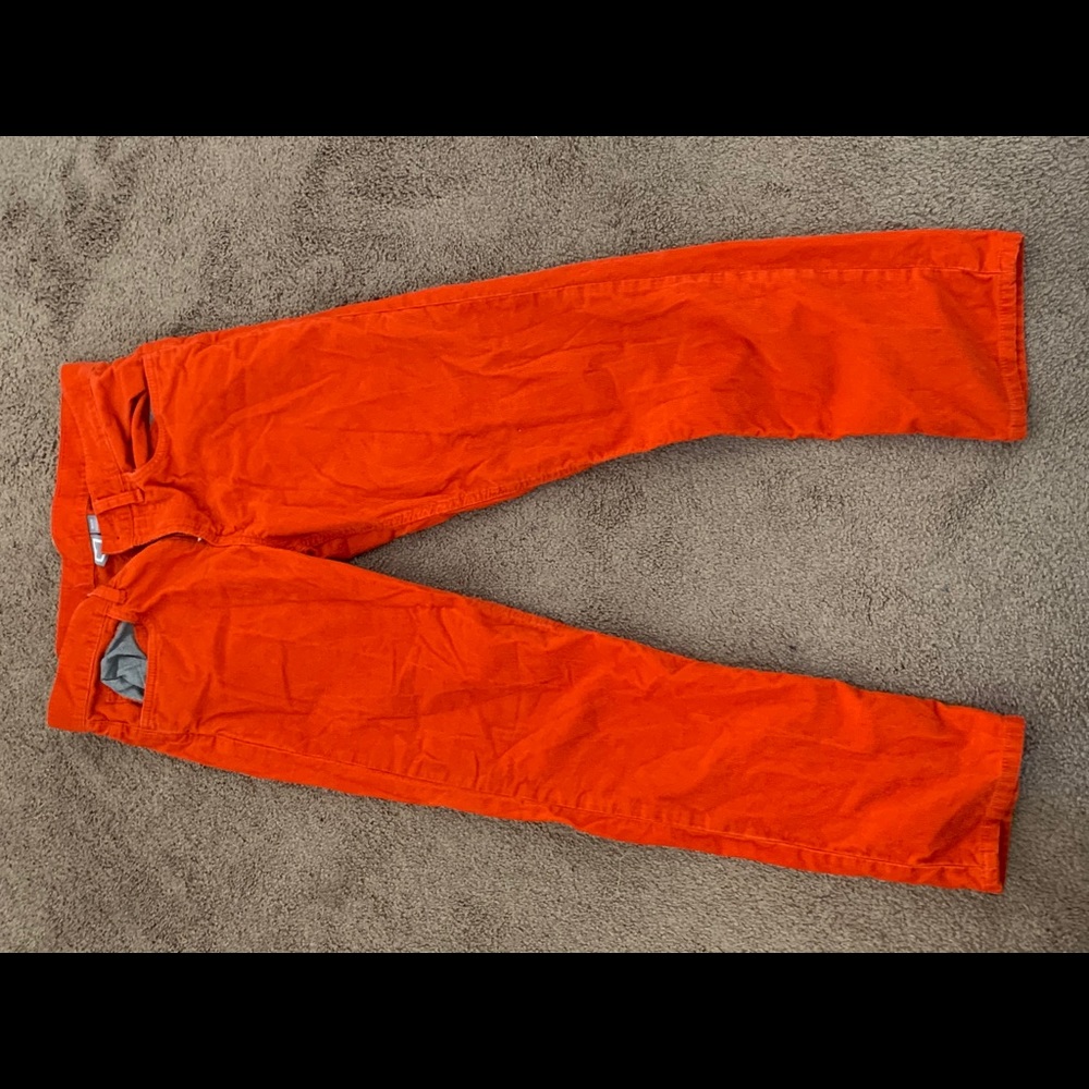 Orange Corduroy pants